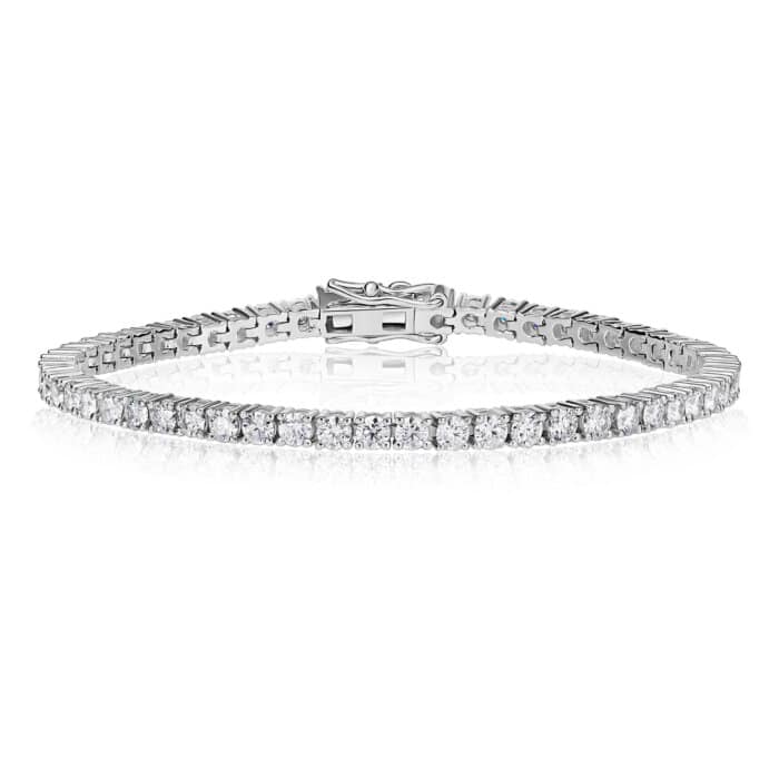 5.50 קראט משובץ באבני מואסנייט ice diamonds