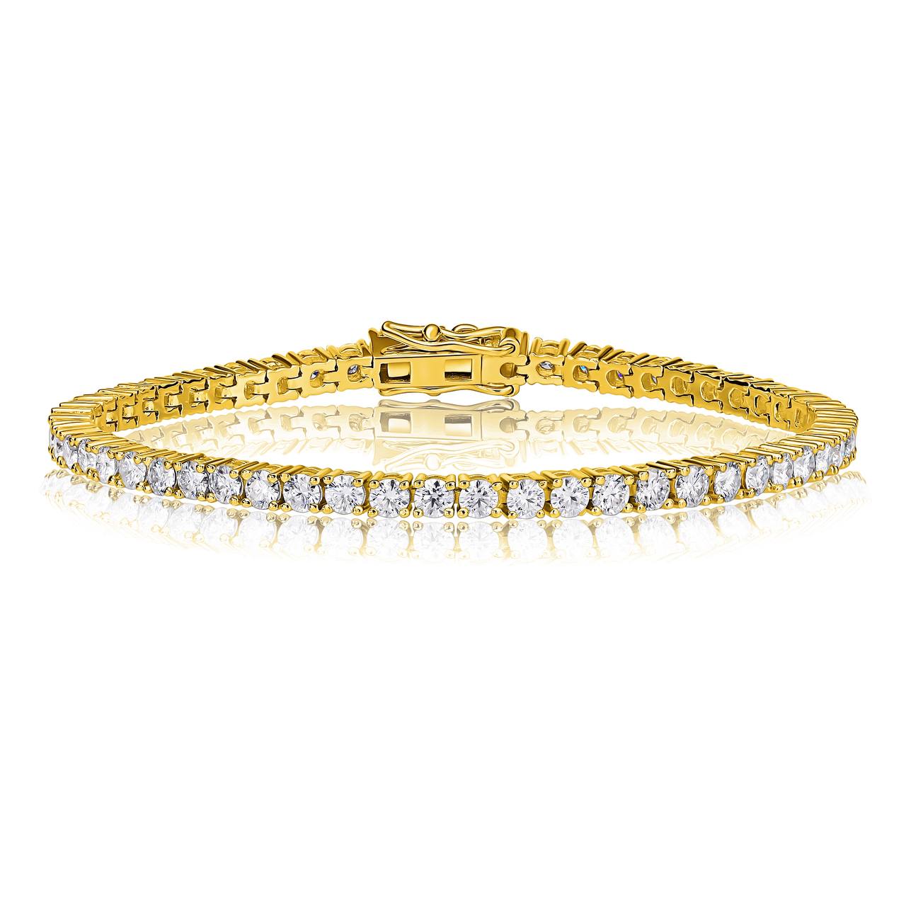 5.50 קראט משובץ באבני מואסנייט ice diamonds