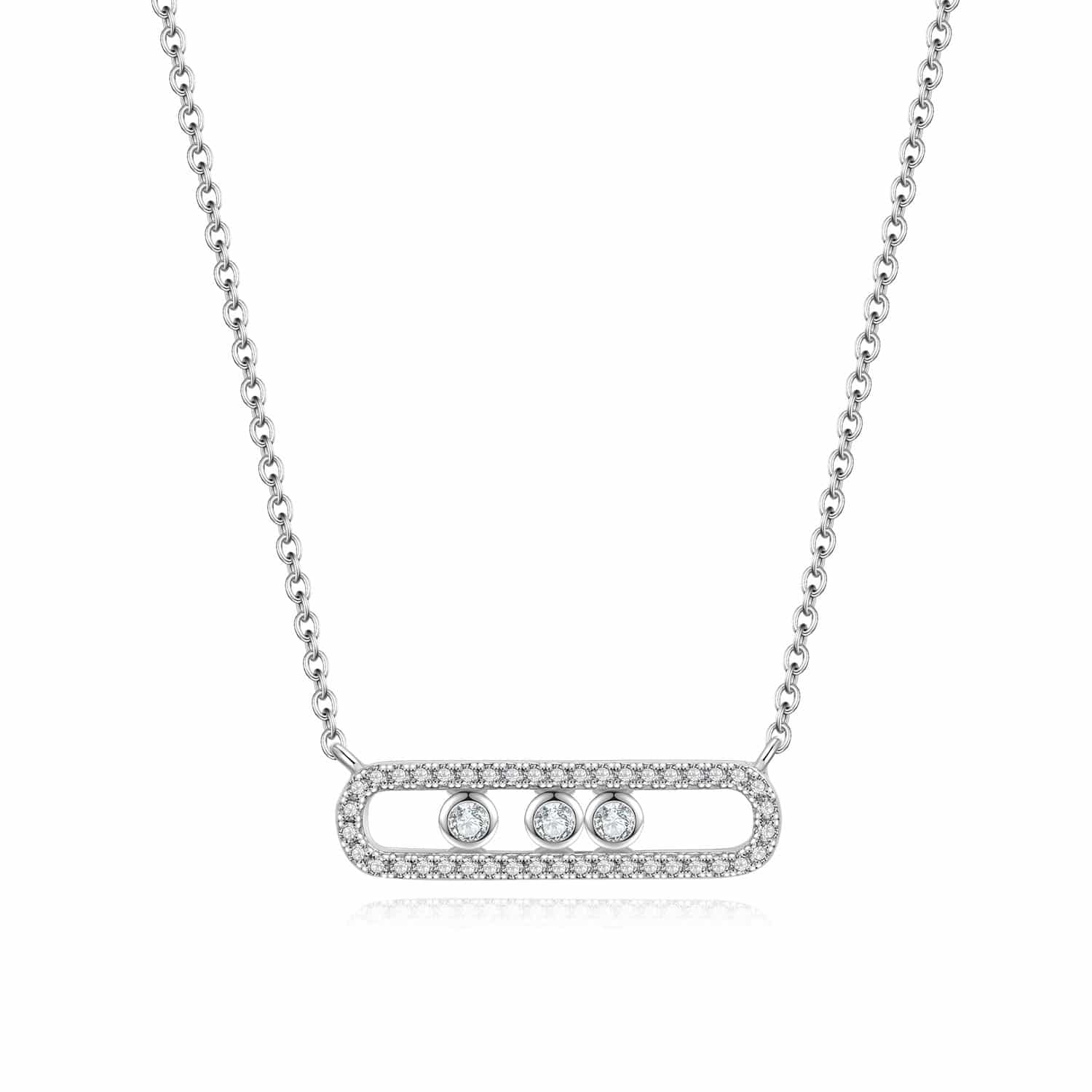 תליון סוליטר דגם 0.3 קראט אבני מואסנייט,התליון מכסף 925 מצופה זהב לבן 14 קראט ice diamonds