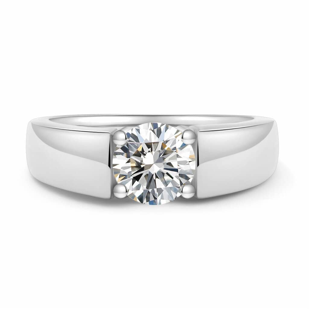 טבעת ונוס 1 קראט אבני מואנייס ice diamonds