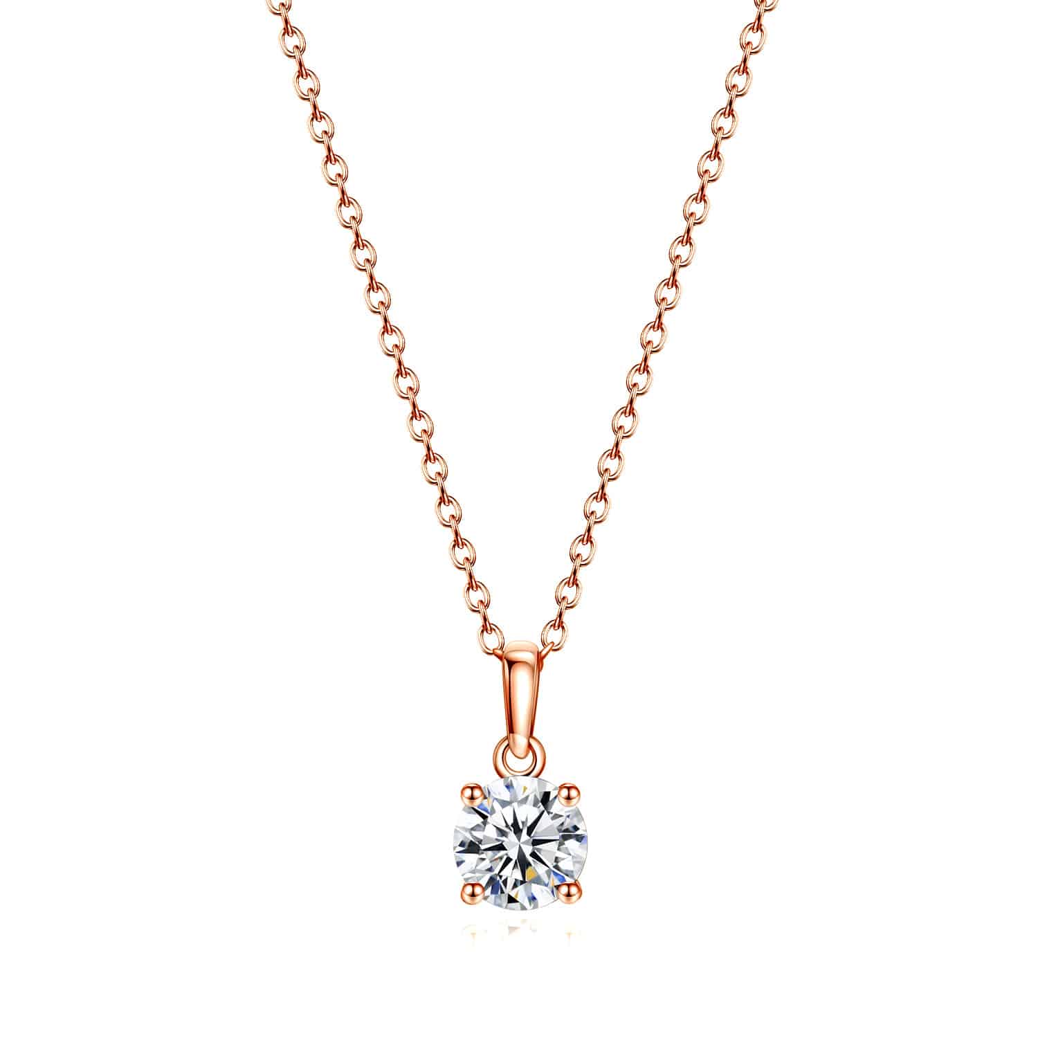 תליון סוליטר 5 קראט אבני מואסנייט ice diamonds