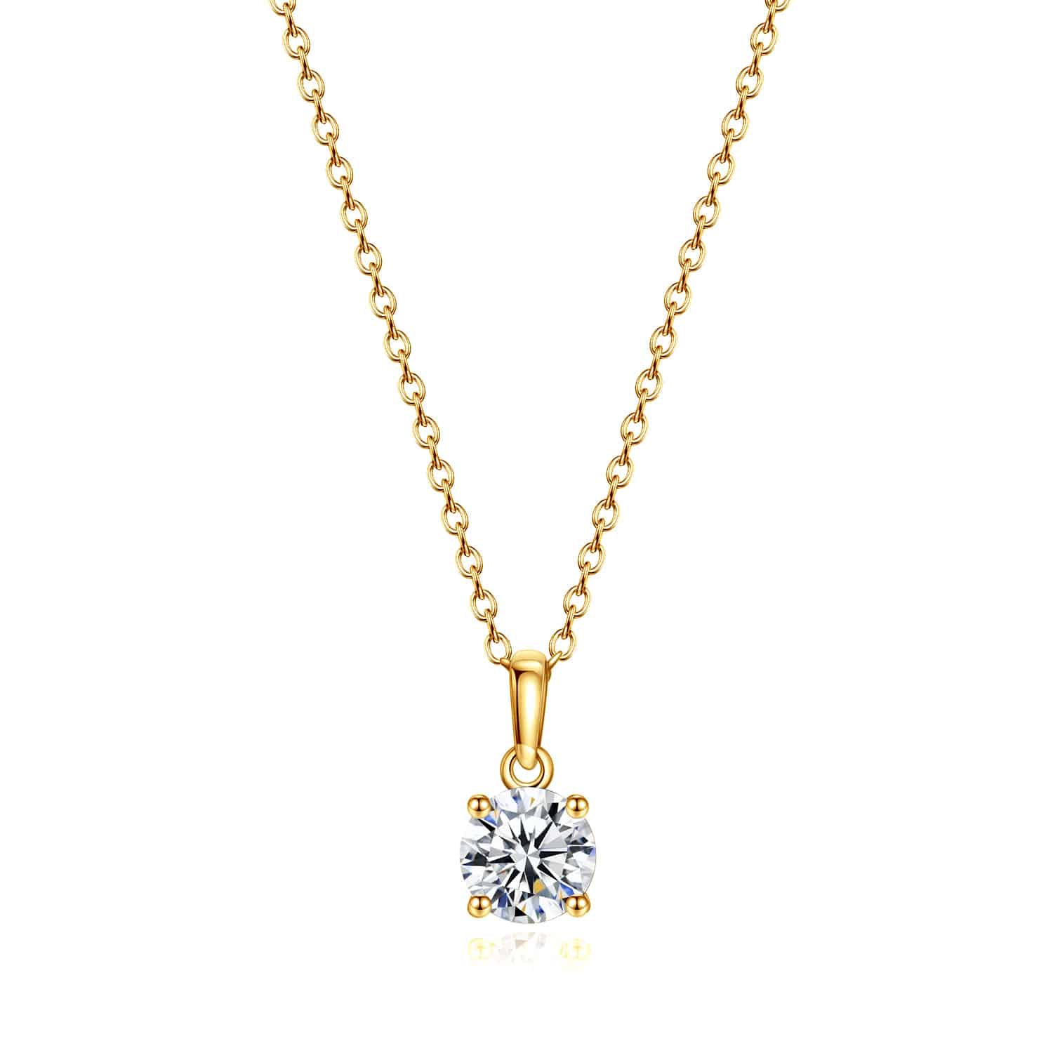 תליון סוליטר 5 קראט אבני מואסנייט ice diamonds