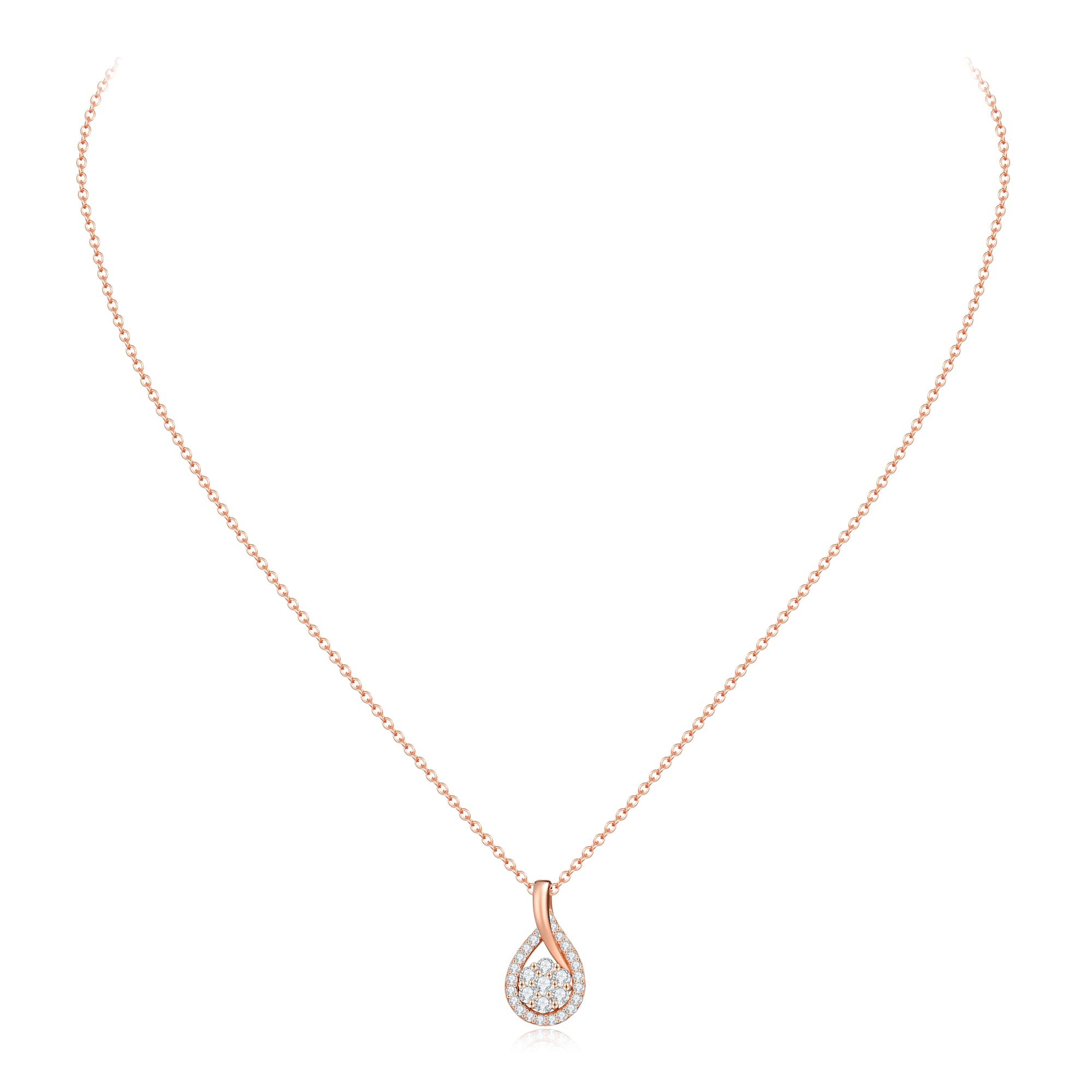 תליון הטבע 0.42 קראט אבן מואנייס ice diamonds