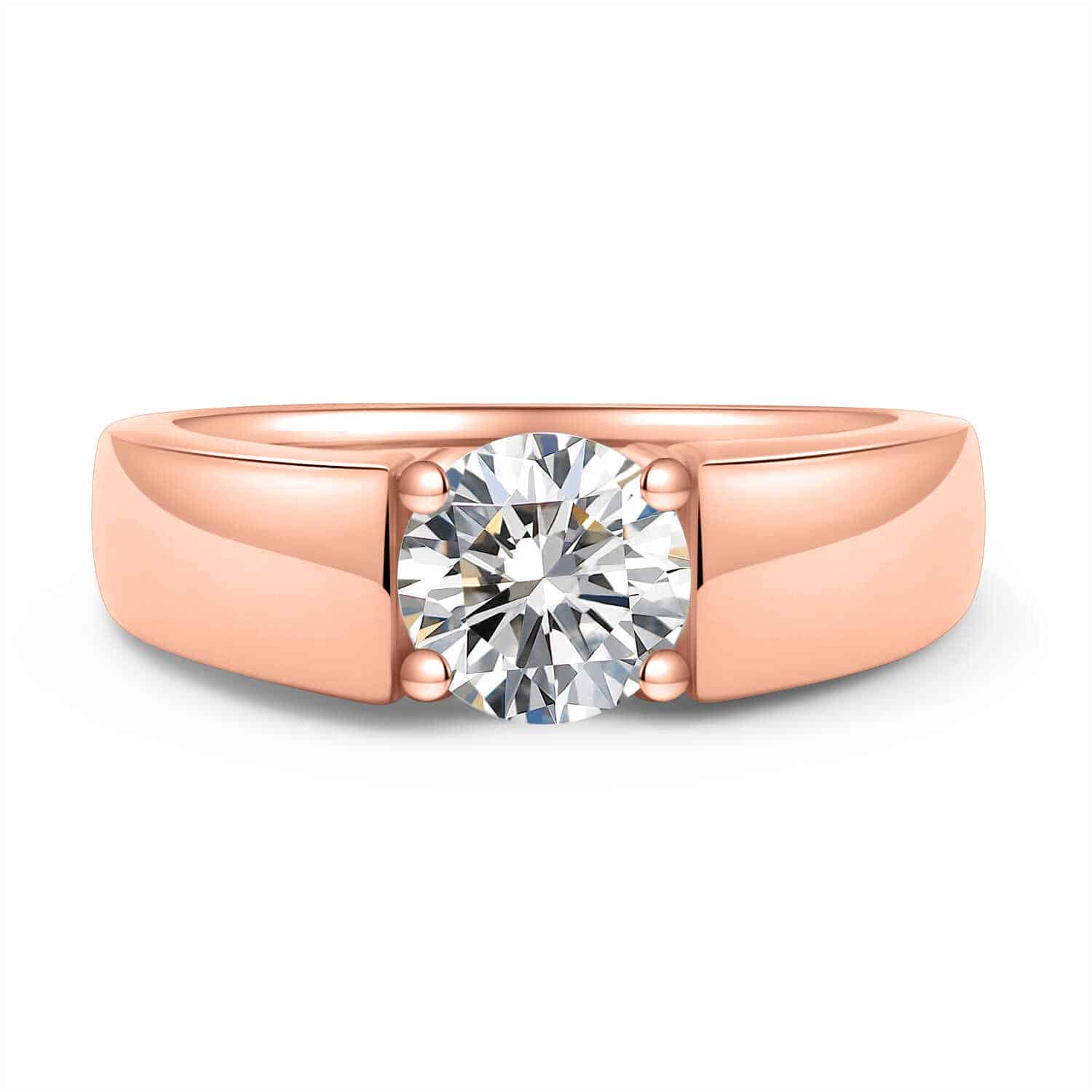 טבעת ונוס 1 קראט אבני מואנייס ice diamonds