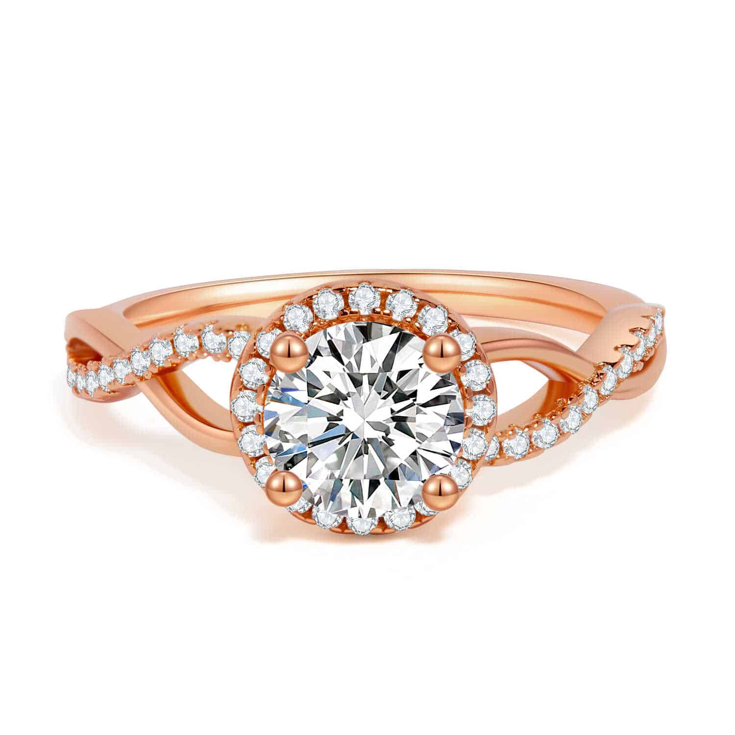 טבעת הנסיכה 1.58 קראט אבני מואנייס ice diamonds